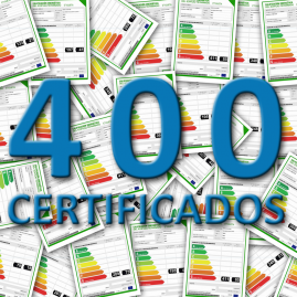 400 Certificados de Eficiencia Energética